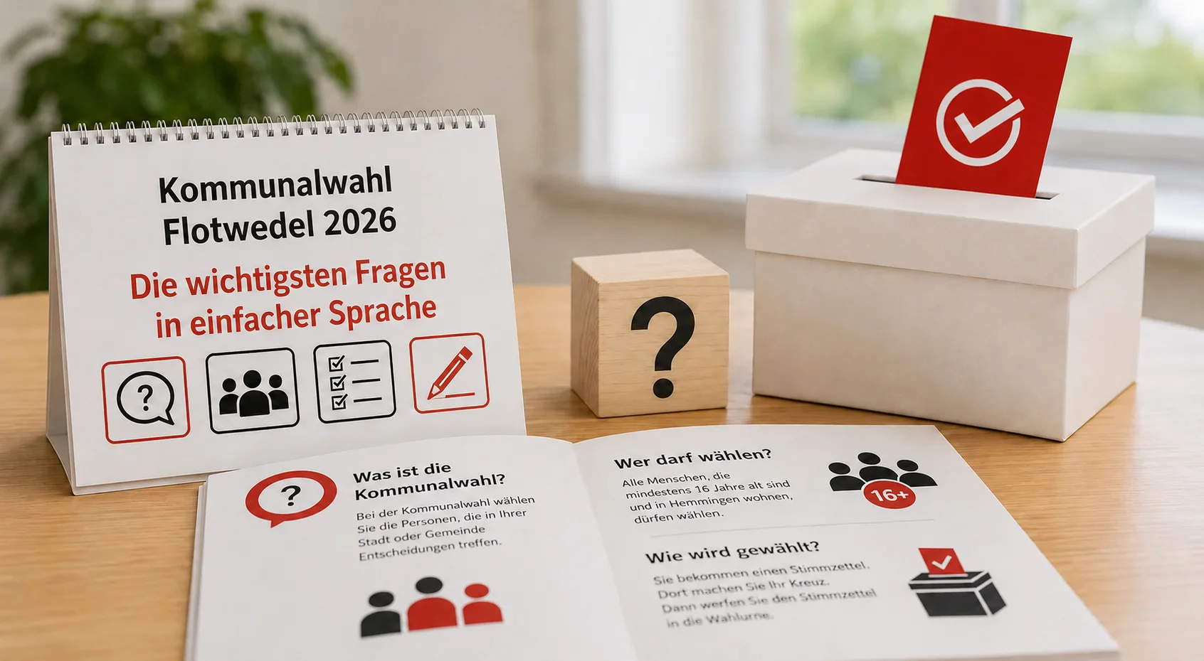Einfache Antworten helfen Bürgerinnen und Bürgern bei der Orientierung zur Kommunalwahl Flotwedel 2026